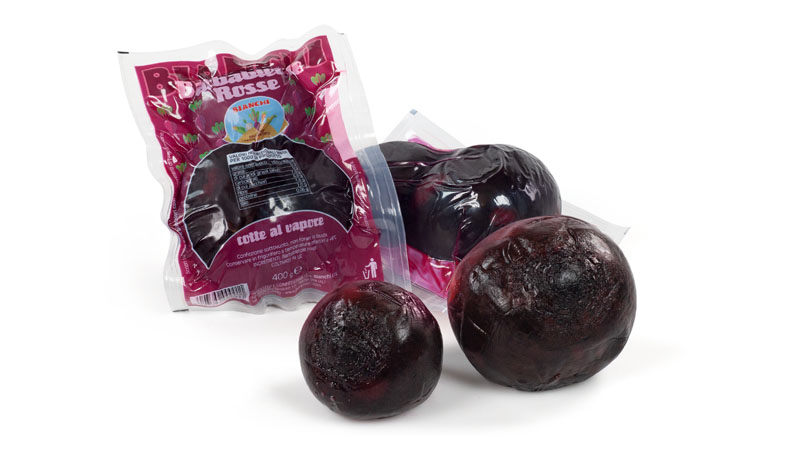 Barbabietole rosse cotte a vapore