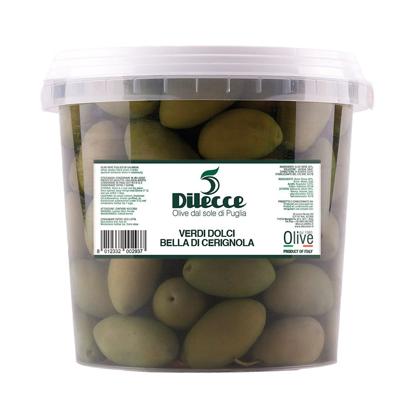 Olive verdi secchiello regalo 500gr